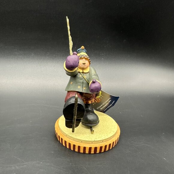 Williraye Snowdancing Little Boy 2001 Winter Skating Figurine Snowflake Vintage - Picture 5 of 10